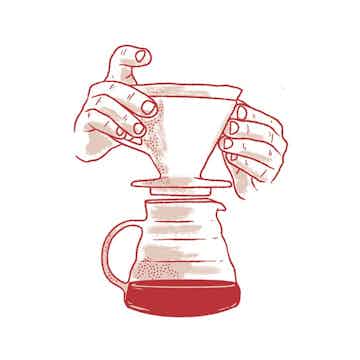 How To Brew V60 Step 9